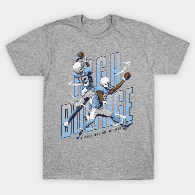 Mike Williams & Keenan Allen Los Angeles C High Boltage T-Shirt by Chunta_Design